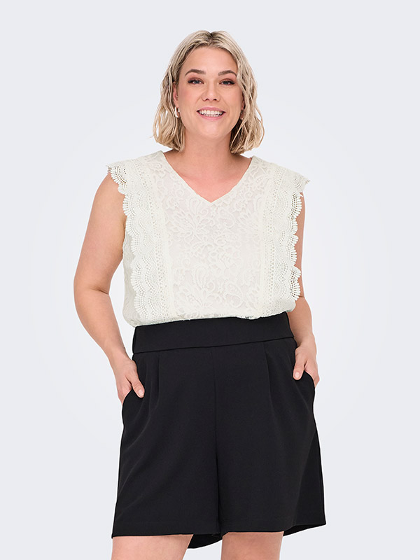 CARKARO - Plus Size Blus fra Only Carmakoma