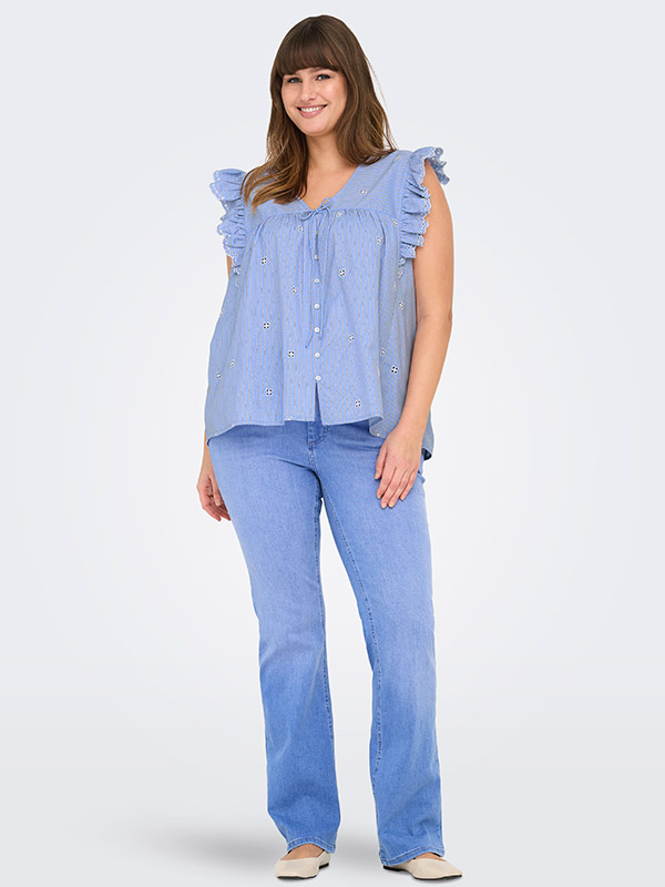 CARTESSA - Plus Size Blus fra Only Carmakoma