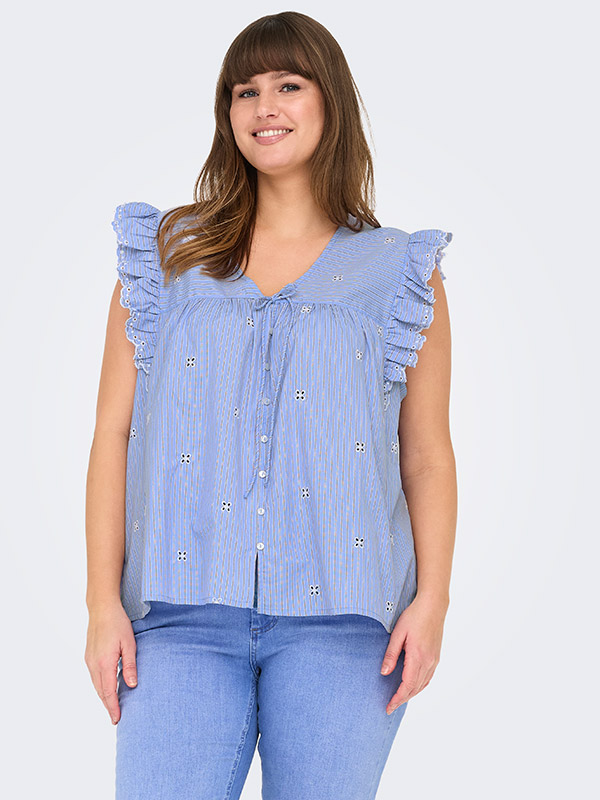CARTESSA - Plus Size Blus fra Only Carmakoma
