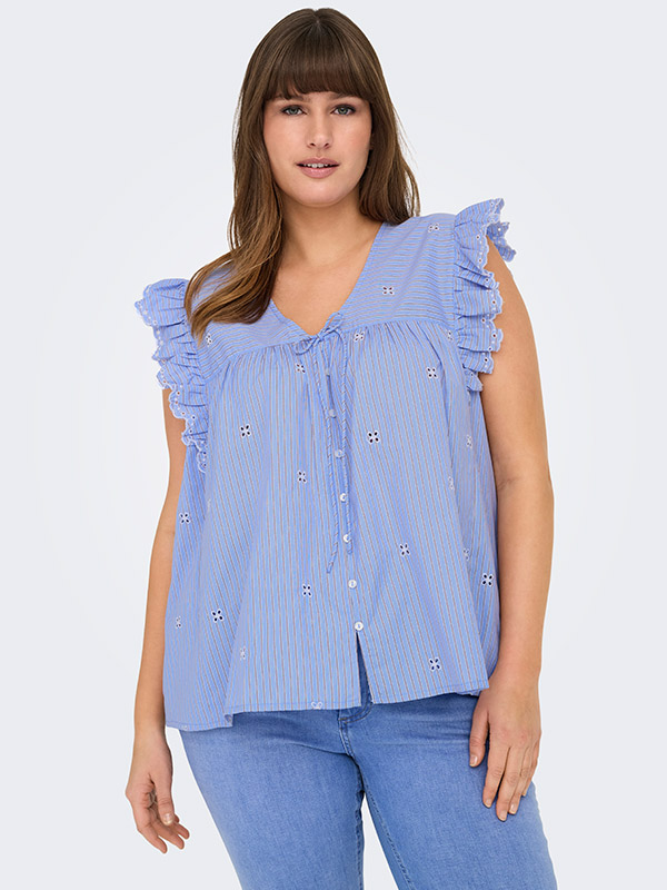 CARTESSA - Plus Size Blus fra Only Carmakoma