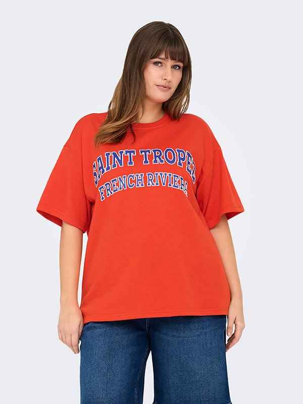 CARJILL - Plus Size T-shirt fra Only Carmakoma