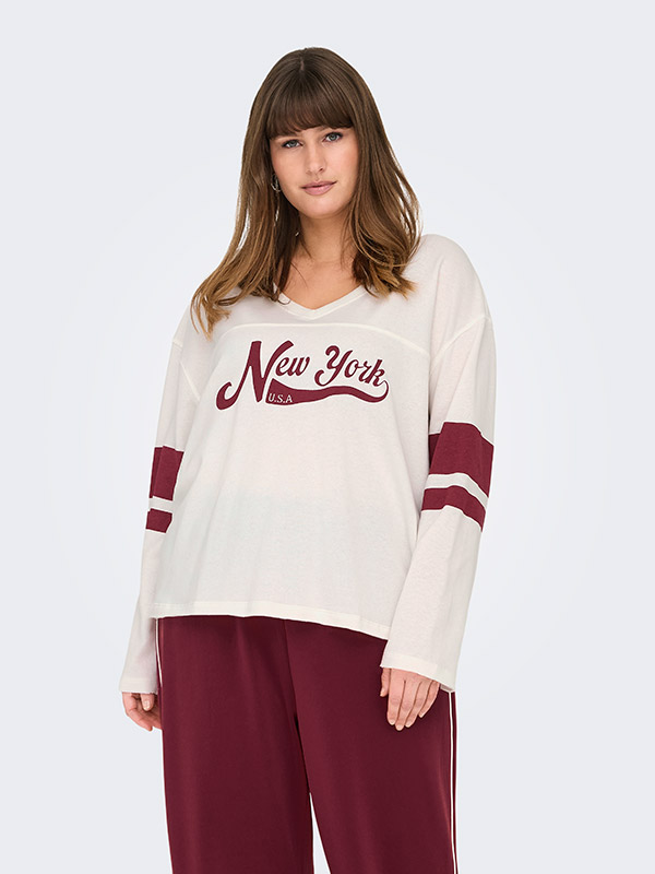 CAREMERY - Plus Size Blus fra Only Carmakoma