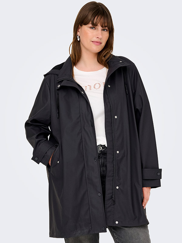 CARLILI - Plus Size Regnjacka fra Only Carmakoma