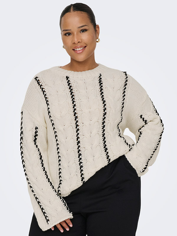 CARTESSA - Plus Size Tröja fra Only Carmakoma