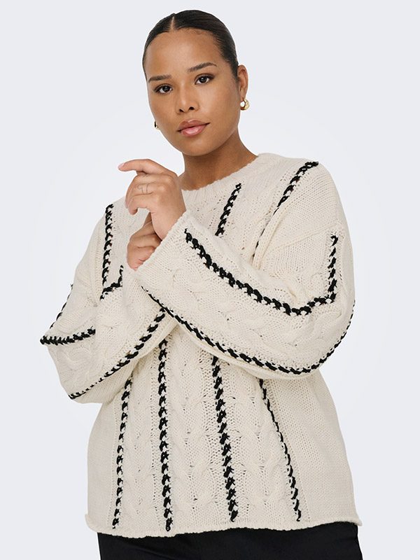 CARTESSA - Plus Size Tröja fra Only Carmakoma