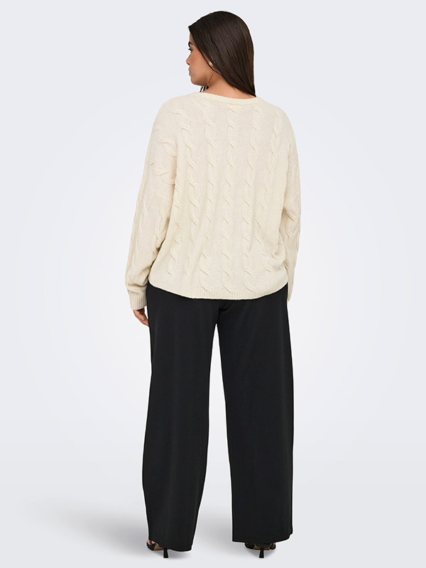 CARJEANETT - Plus Size Tröja fra Only Carmakoma