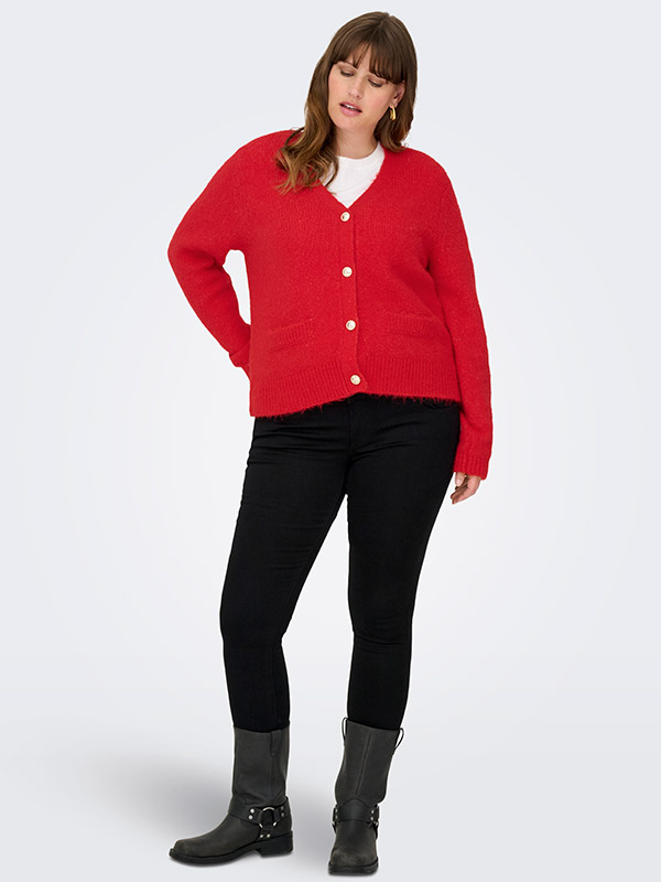 CARMAGGIE - Plus Size Kofta fra Only Carmakoma