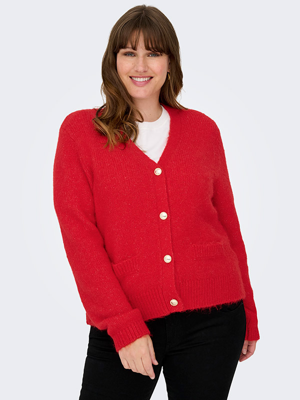 CARMAGGIE - Plus Size Kofta fra Only Carmakoma