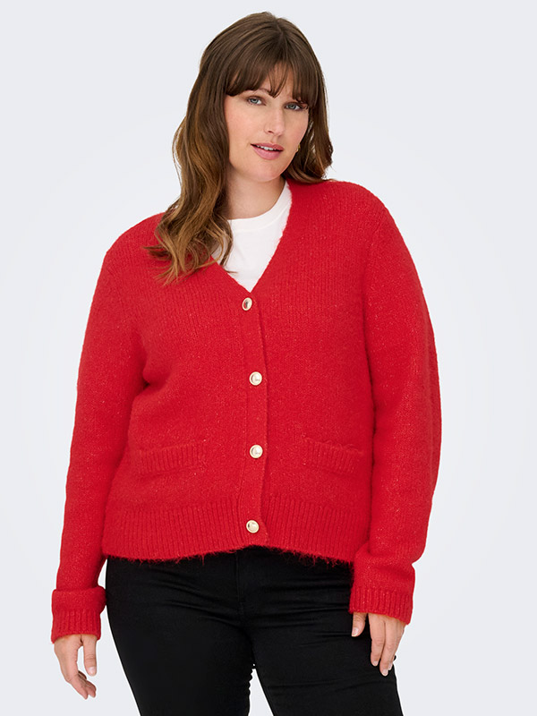 CARMAGGIE - Plus Size Kofta fra Only Carmakoma