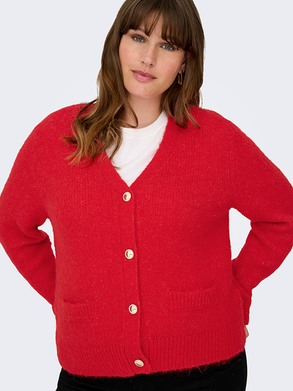 CARMAGGIE - Plus Size Kofta fra Only Carmakoma