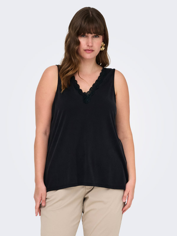 CARFREE - Plus Size Top fra Only Carmakoma