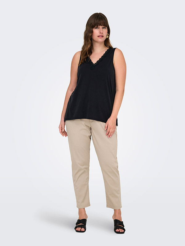 CARFREE - Plus Size Top fra Only Carmakoma