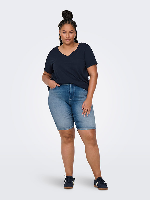 CARWILLY - Plus Size Shorts fra Only Carmakoma