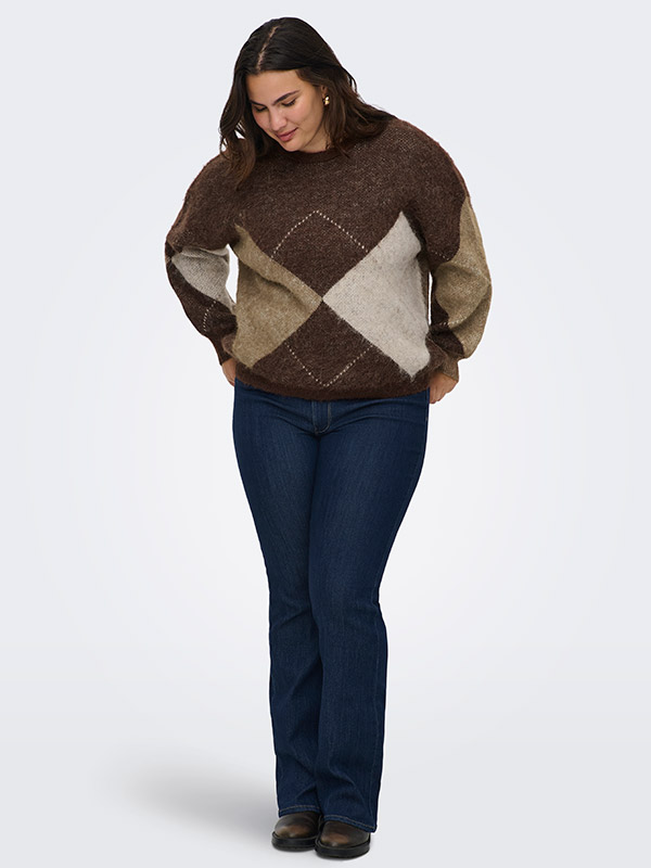 CARNOEME - Plus Size Tröja fra Only Carmakoma