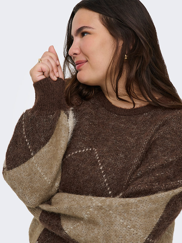 CARNOEME - Plus Size Tröja fra Only Carmakoma