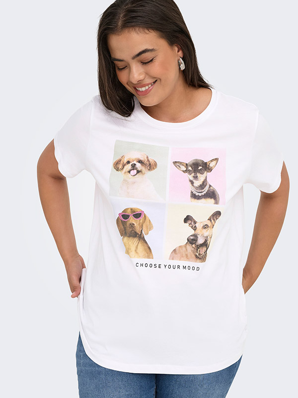 CARWINCE - Plus Size T-shirt fra Only Carmakoma