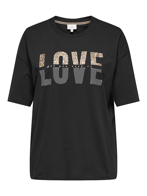 CARKOURTNEY - Plus Size T-shirt fra Only Carmakoma