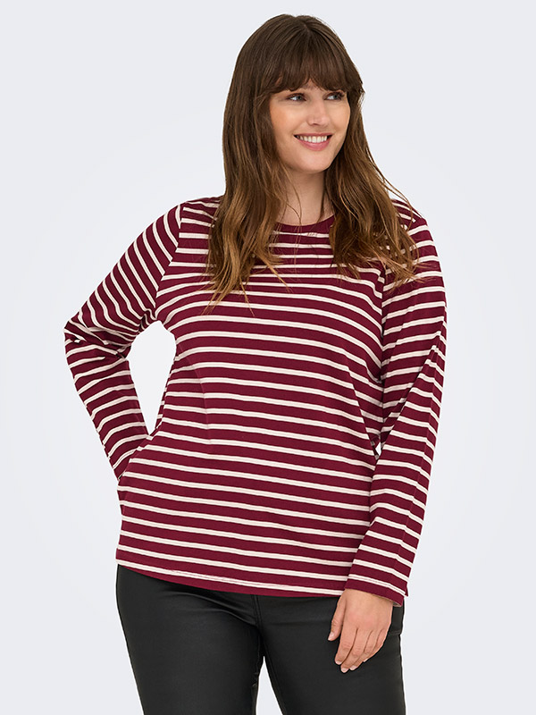 CARNEW - Plus Size Blus fra Only Carmakoma