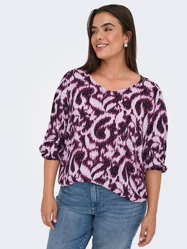 CARTYLA - Plus Size Blus fra Only Carmakoma