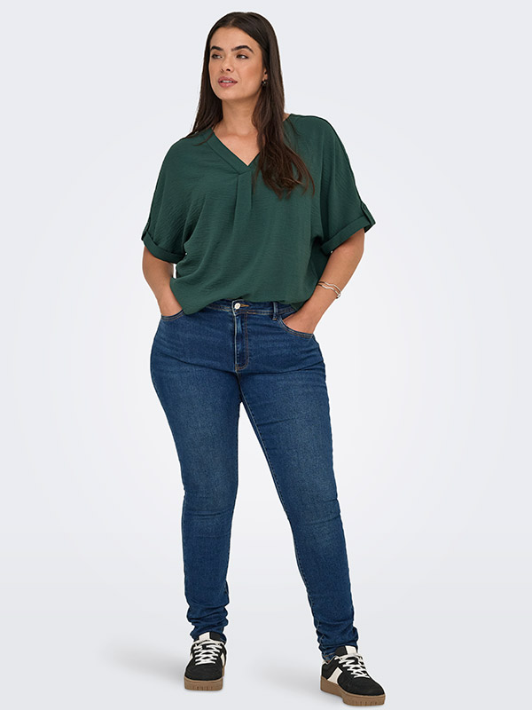 CARMETTA - Plus Size Blus fra Only Carmakoma