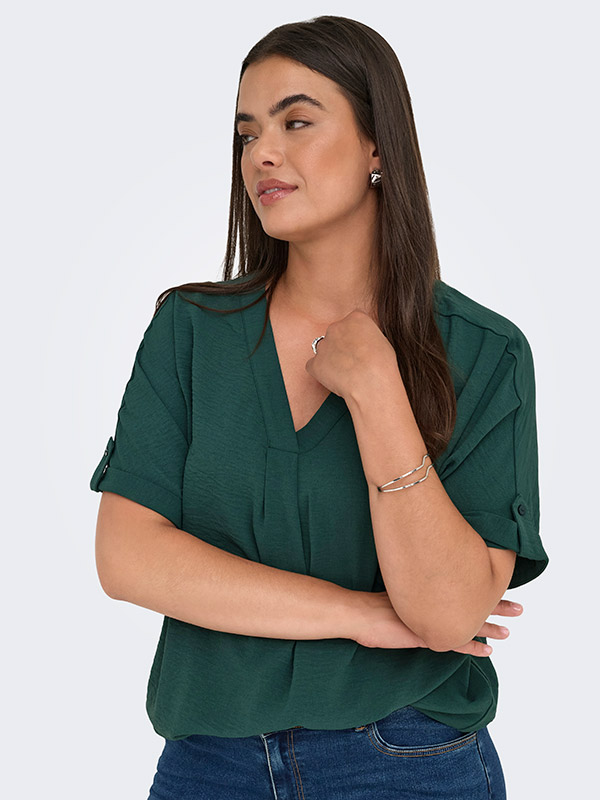 CARMETTA - Plus Size Blus fra Only Carmakoma
