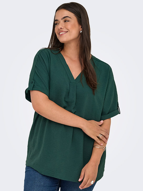 CARMETTA - Plus Size Blus fra Only Carmakoma
