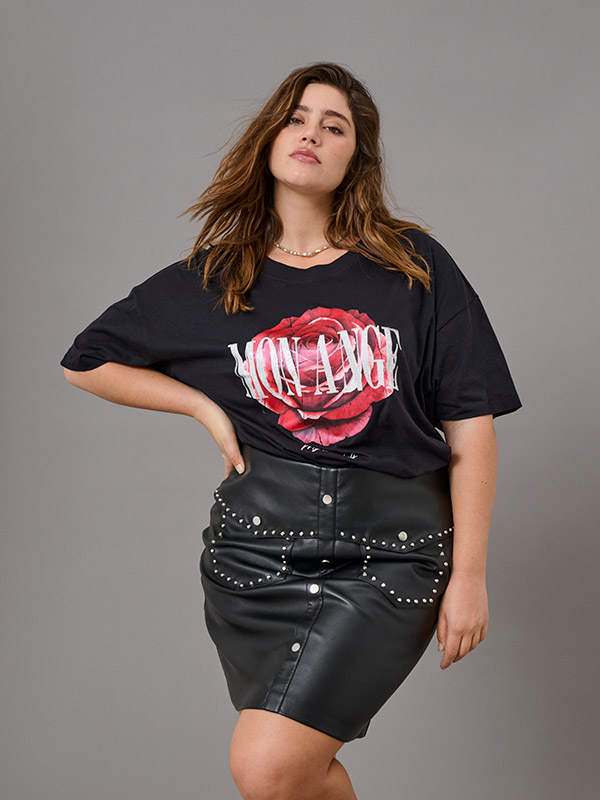 CARROSE - Plus Size T-shirt fra Only Carmakoma