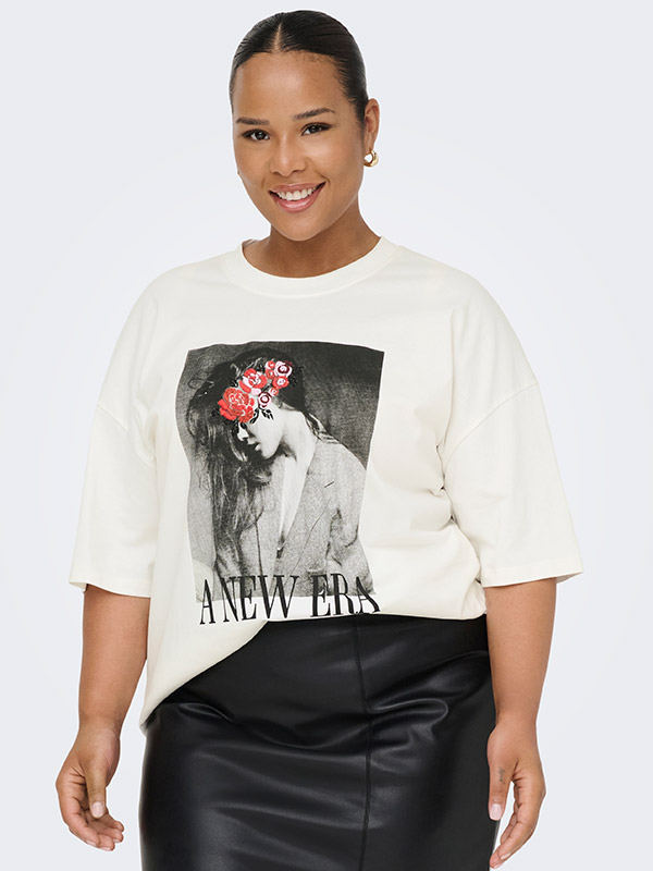 CARWINOVA - Plus Size T-shirt fra Only Carmakoma