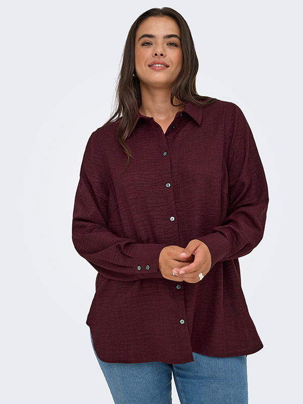 CARBAY - Plus Size Skjorta fra Only Carmakoma