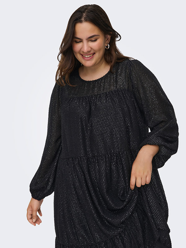 CARSILVANA - Plus Size Klänning fra Only Carmakoma