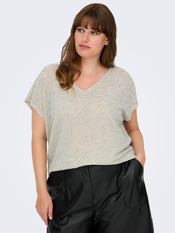 CARCAROL - Plus Size Blus fra Only Carmakoma