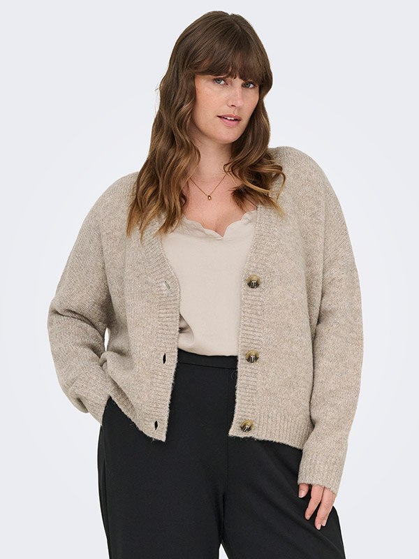 CARZOEY - Plus Size Kofta fra Only Carmakoma