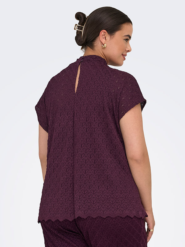 CARAUBREY - Plus Size Blus fra Only Carmakoma