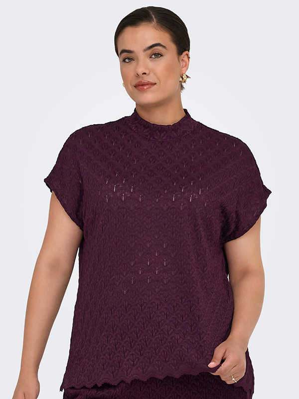 CARAUBREY - Plus Size Blus fra Only Carmakoma