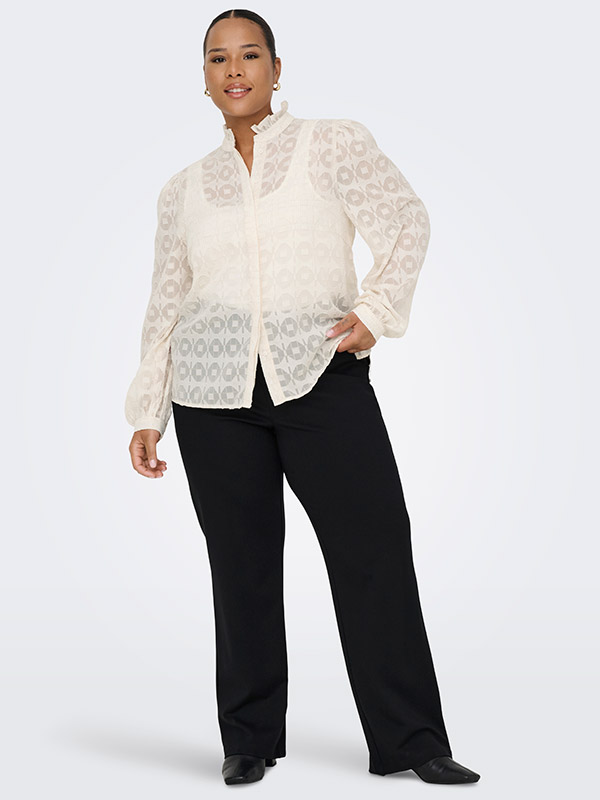 CARCHLOEY - Plus Size Skjorta fra Only Carmakoma