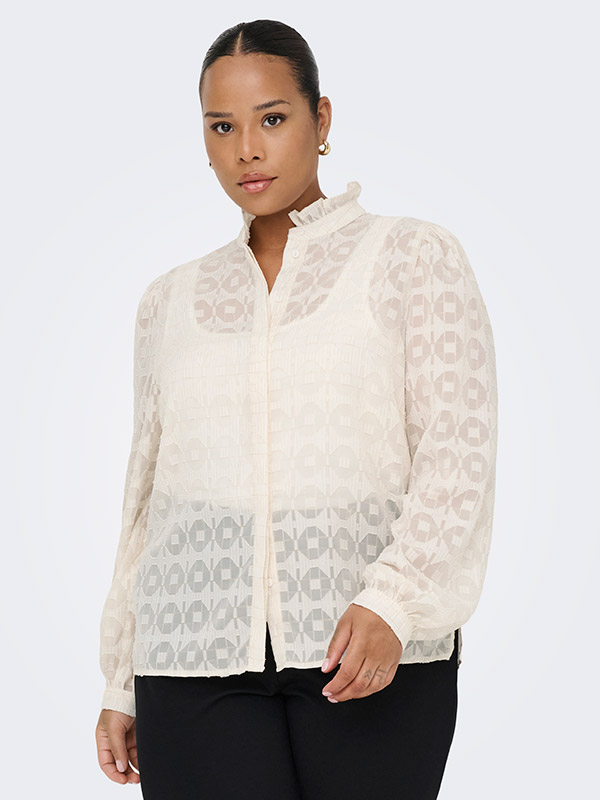 CARCHLOEY - Plus Size Skjorta fra Only Carmakoma
