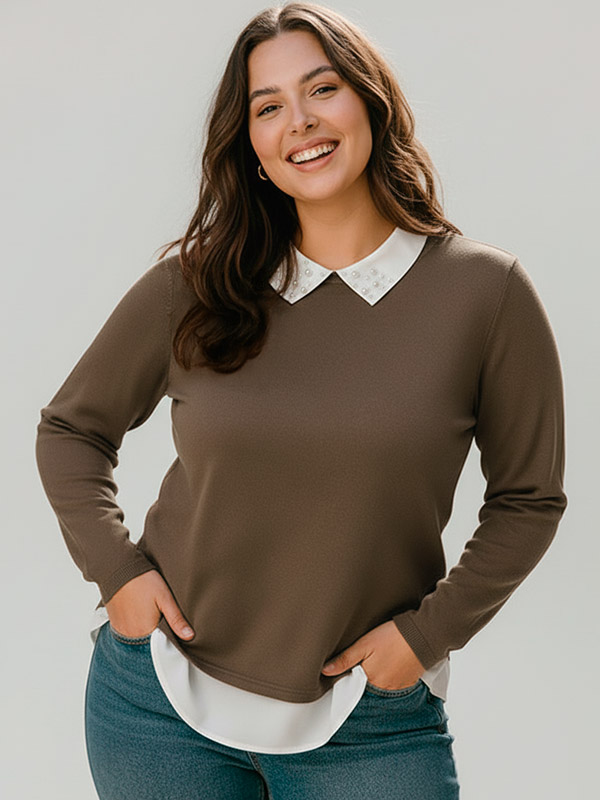 CARALBA - Plus Size Tröja fra Only Carmakoma