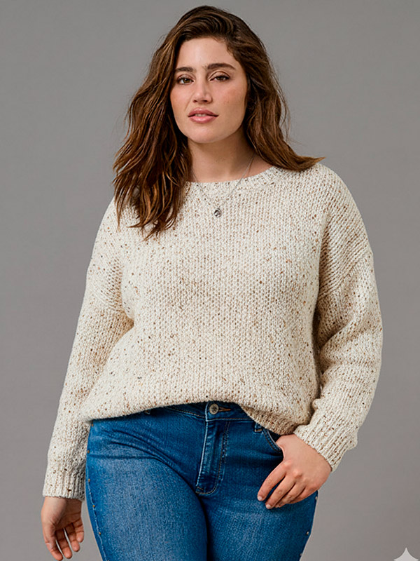 CARWINTER - Plus Size Tröja fra Only Carmakoma