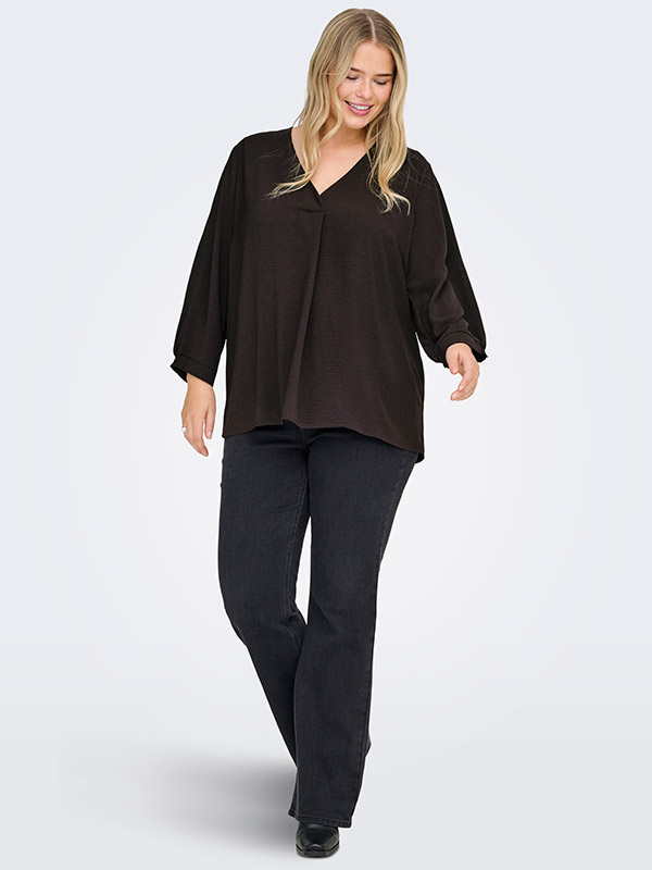 CARMETTA - Plus Size Blus fra Only Carmakoma