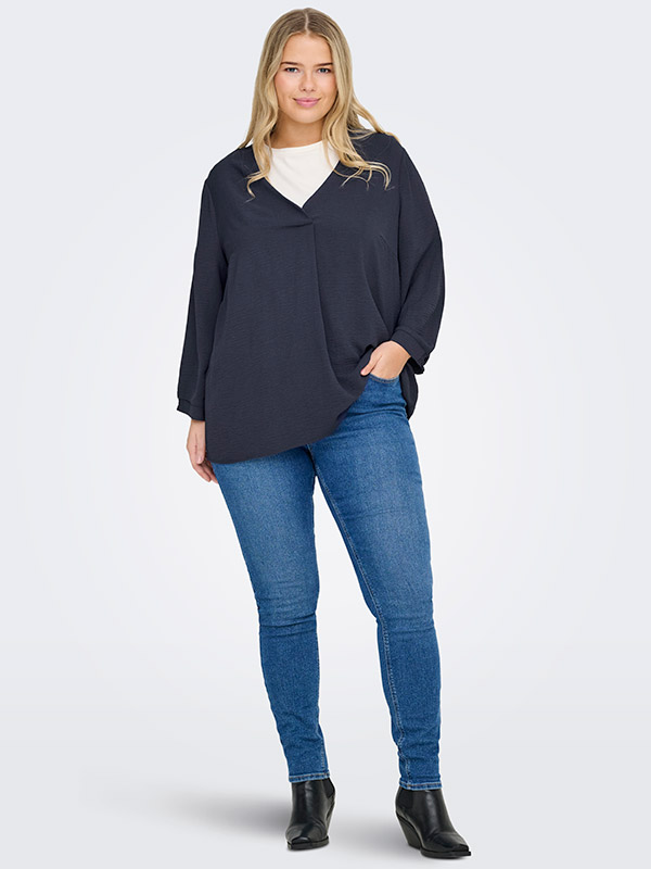 CARMETTA - Plus Size Blus fra Only Carmakoma