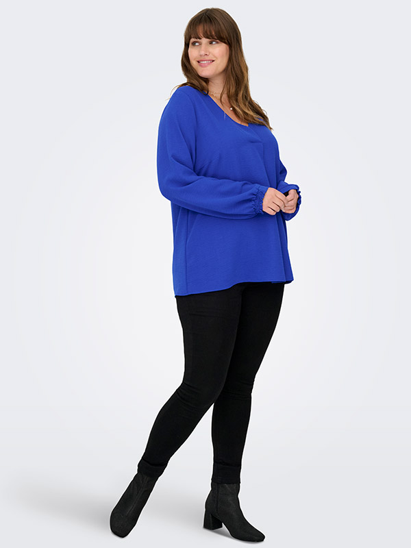 CARMETTA - Plus Size Blus fra Only Carmakoma