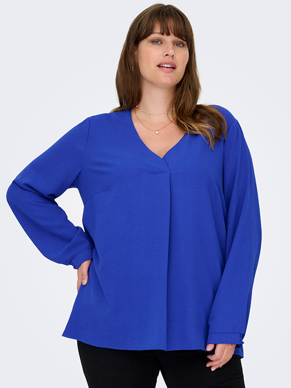 CARMETTA - Plus Size Blus fra Only Carmakoma