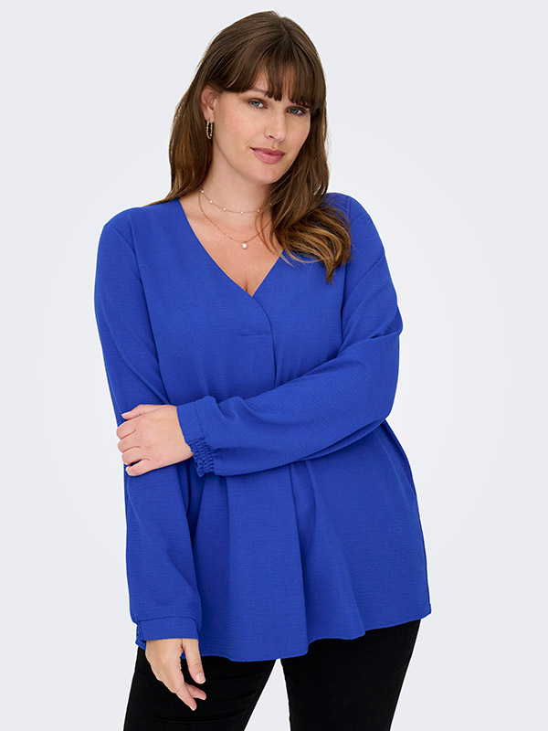 CARMETTA - Plus Size Blus fra Only Carmakoma