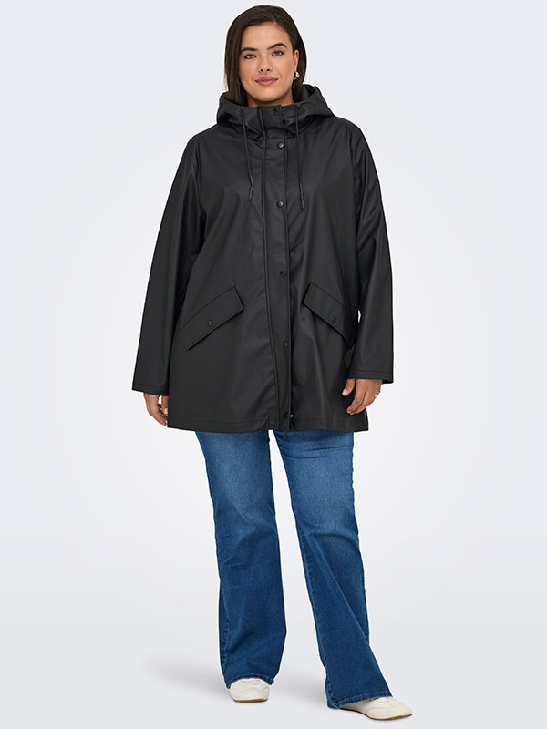 CARELISA - Plus Size Regnjacka fra Only Carmakoma