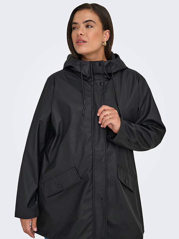 CARELISA - Plus Size Regnjacka fra Only Carmakoma
