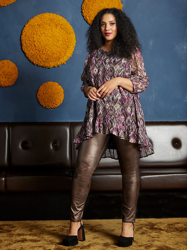 ITZEL - Plus Size Tunika fra Zhenzi