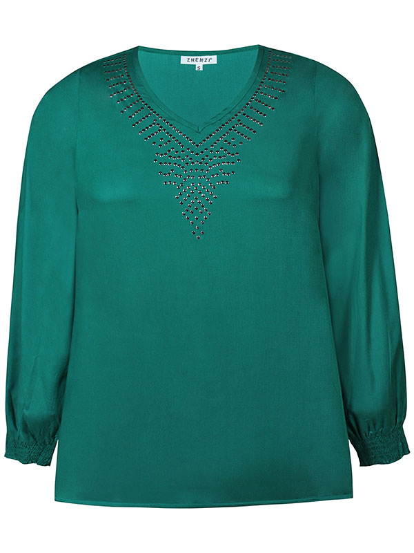 KARLA - Plus Size Blus fra Zhenzi