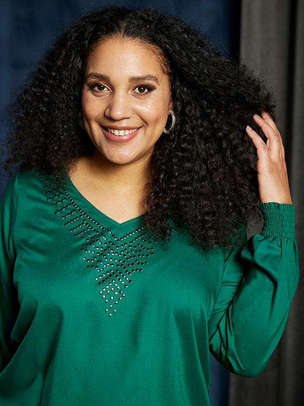 KARLA - Plus Size Blus fra Zhenzi
