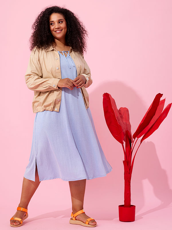 CAMERON - Plus Size Klänning fra Zhenzi