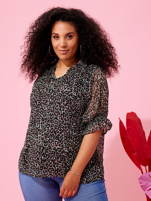 RYANN - Plus Size Blus fra Zhenzi
